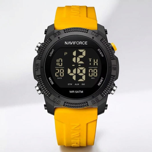 Yellow Digital Sports Watch for Men & Boys