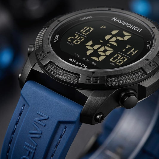 Blue Digital Sports Watch for Men & Boys