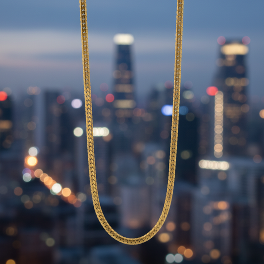 Buy Gold Color Snake Chain for Men Online