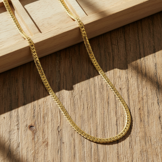 Buy Gold Color Snake Chain for Men Online