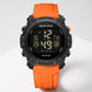 Orange Digital Sports Watch for Men & Boys