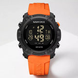 Orange Digital Sports Watch for Men & Boys