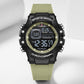 Olive Green Digital Sports Chronograph Watch for Men & Boys