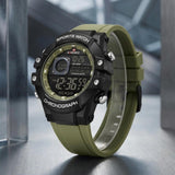Olive Green Digital Sports Chronograph Watch for Men & Boys