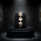 Rose Gold Floral Bracelet Watch for Women | Stylish Crystal Watch for Girls