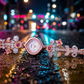 Rose Gold Floral Bracelet Watch for Women | Stylish Crystal Watch for Girls
