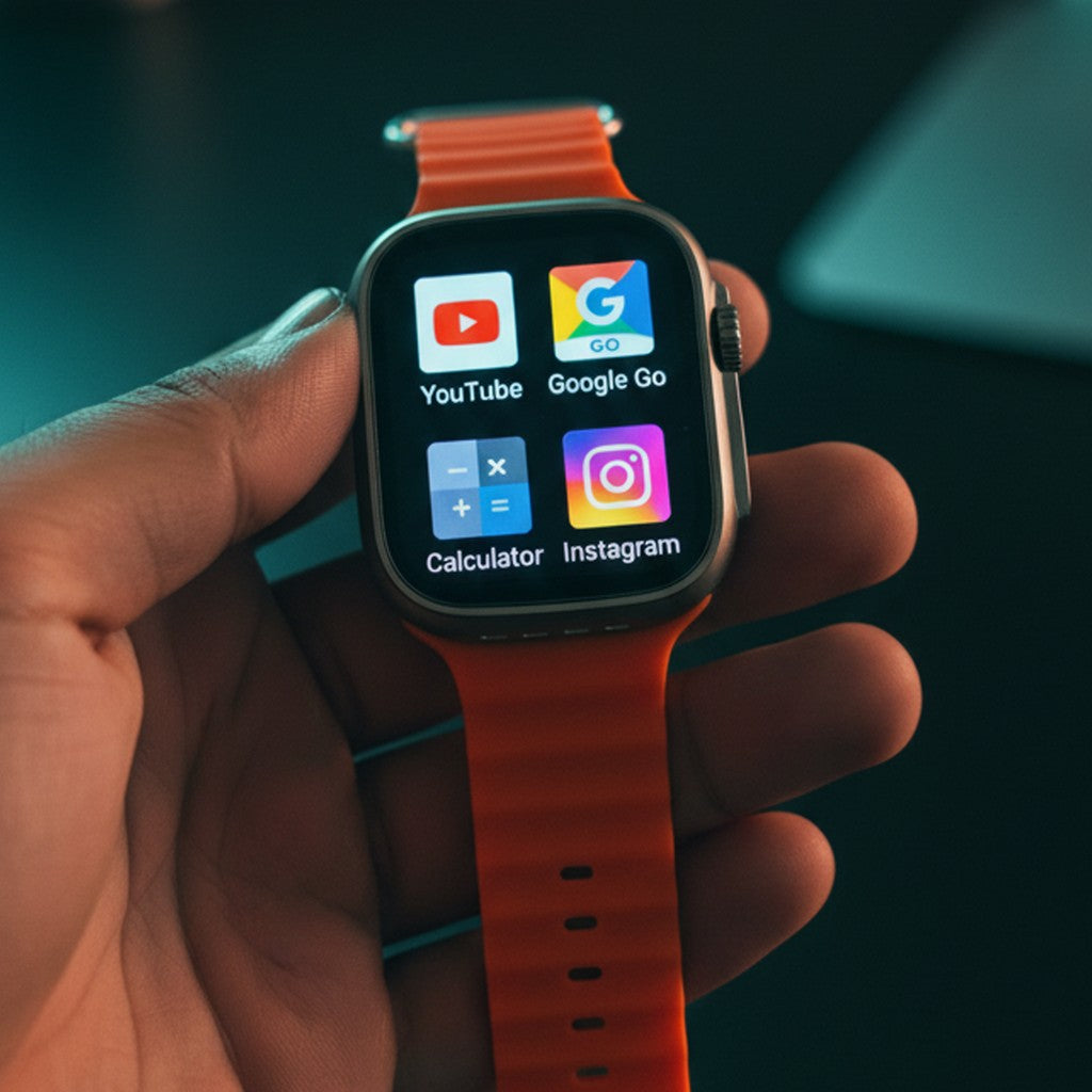 Smart Watch with Wireless Earbuds Combo Set | Wireless Charging | 2 Watch Strap